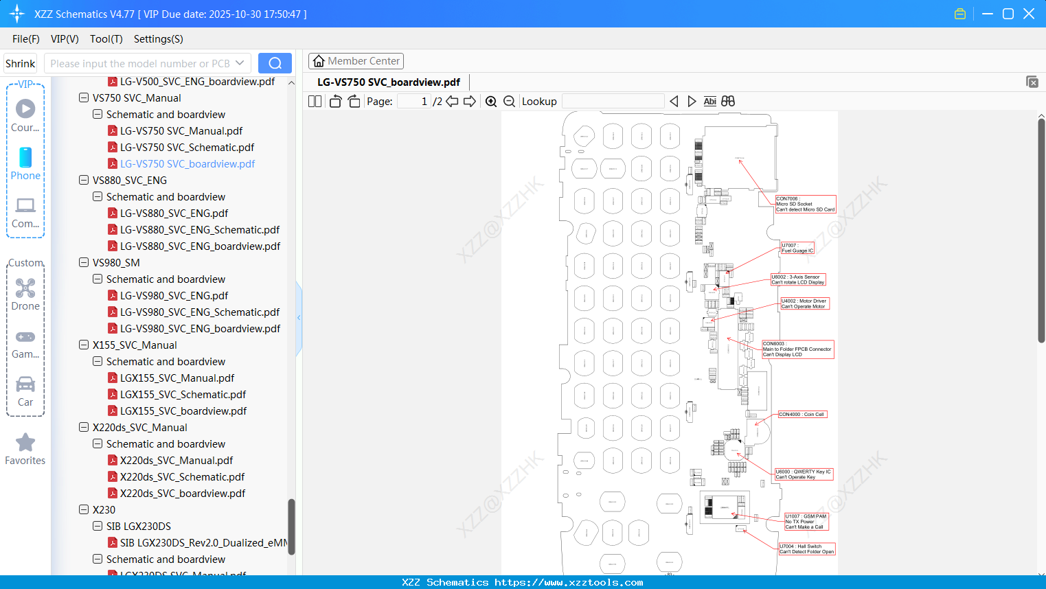 LG-VS750 SVC_boardview